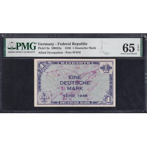 Germany (GFR), 1 Deutsche Mark, 1948, Gem UNC 65 EPQ
