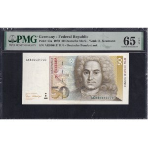 Germany (GFR), 50 Deutsche Mark, 1989, Gem UNC 65 EPQ