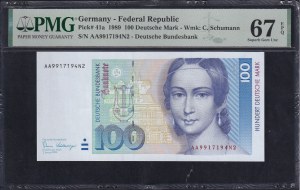 Germany (GFR), 100 Deutsche Mark, 1989, Superb Gem UNC 67 EPQ