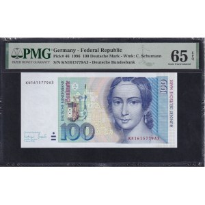 Germany (GFR), 100 Deutsche Mark, 1996, Gem UNC 65 EPQ