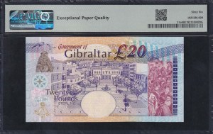 Gibraltar, 20 Pounds, 2004, Gem UNC 66 EPQ