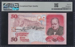 Gibraltar, 50 Pounds, 2006, Gem UNC 66 EPQ