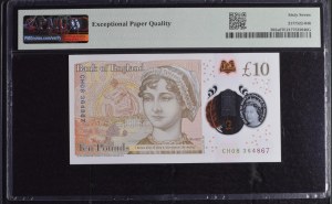 Great Britain, 10 Pounds, 2016, Superb Gem UNC 67 EPQ