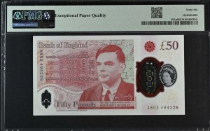 Great Britain, 50 Pounds, 2020 (2021), Gem UNC 66 EPQ