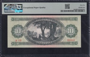 Hungary, 10 Forint, 1962, Gem UNC 66 EPQ