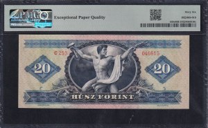 Hungary, 20 Forint, 1965, Gem UNC 66 EPQ