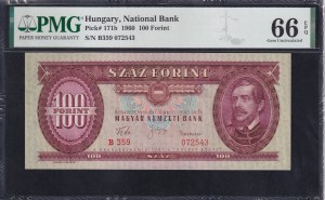 Hungary, 100 Forint, 1960, Gem UNC 66 EPQ