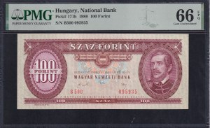 Hungary, 100 Forint, 1989, Gem UNC 66 EPQ