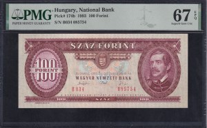 Hungary, 100 Forint, 1993, Superb Gem UNC 67 EPQ, ''TOP POP''