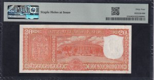 India, 20 Rupees, 1972, Choice UNC 64