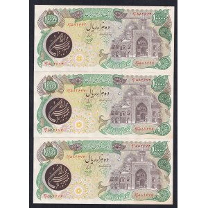 Iran, Set of 3 Banknotes 10000 Rials, 1981, UNC