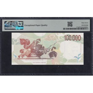 Italy, 100,000 Lire, 1994, Superb Gem UNC 67 EPQ