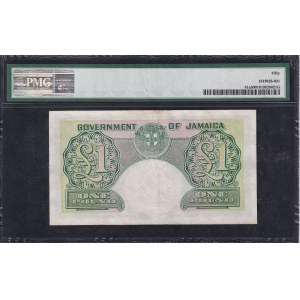 Jamaica, 1 Pound, 1942-48, About UNC 50