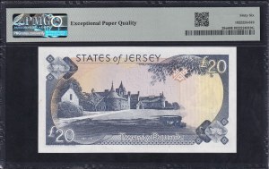 Jersey, 20 Pounds, 2000, Gem UNC 66 EPQ
