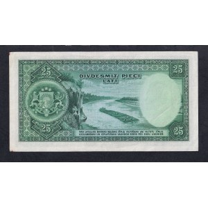Latvia, 25 Latu, 1938, AU
