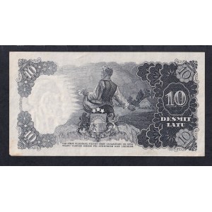 Latvia, 10 Latu, 1939, AU