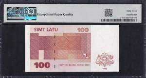 Latvia, 100 Latu, 1992 (1994), Superb Gem UNC 67 EPQ