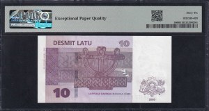 Latvia, 10 Latu, 2000, Gem UNC 66 EPQ