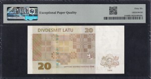 Latvia, 20 Latu, 2004, Gem UNC 66 EPQ