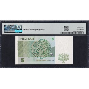 Latvia, 5 Lati, 2009, Superb Gem UNC 67 EPQ