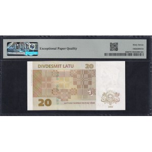 Latvia, 20 Latu, 2009, Superb Gem UNC 67 EPQ