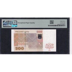 Latvia, 500 Latu, 2008, Superb Gem UNC 67 EPQ