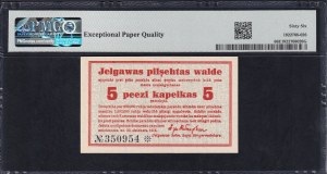 Latvia, 5 Kapeikas, 1915, Gem UNC 66 EPQ