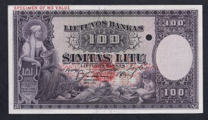 Lithuania, 100 Litu, 1928, UNC, 