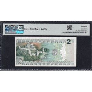 Lithuania, 2 Litai, 1993 (1994), Choice About UNC 58 EPQ, Replacement