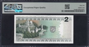 Lithuania, 2 Litai, 1993 (1994), Gem UNC 66 EPQ