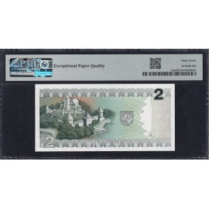 Lithuania, 2 Litai, 1993, Superb Gem UNC 67 EPQ