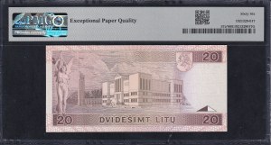 Lithuania, 20 Litu, 1993 (1994), Gem UNC 66 EPQ, 