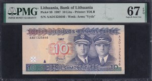 Lithuania, 10 Litu, 1997, Superb Gem UNC 67 EPQ,