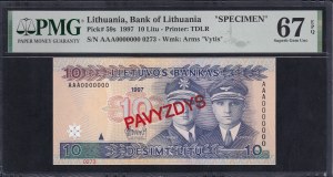 Lithuania, 50 Litu, 1997, Superb Gem UNC 67 EPQ, 
