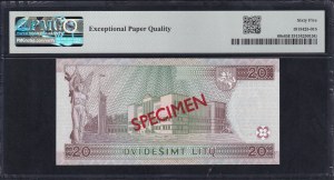 Lithuania, 20 Litu, 1997, Gem UNC 65 EPQ, 