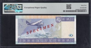 Lithuania, 10 Litu, 2001, Gem UNC 65 EPQ, 