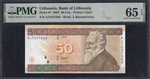 Lithuania, 50 Litu, 2003, Gem UNC 65 EPQ