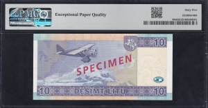 Lithuania, 10 Litu, 2007, Gem UNC 65 EPQ, 