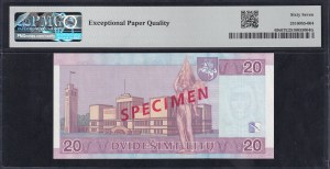 Lithuania, 20 Litu, 2007, Superb Gem UNC 67 EPQ, 