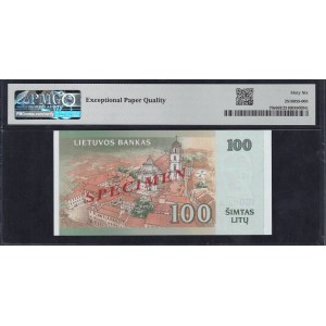 Lithuania, 100 Litu, 2007, Gem UNC 66 EPQ, SPECIMEN