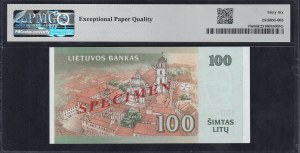 Lithuania, 100 Litu, 2007, Gem UNC 66 EPQ, 