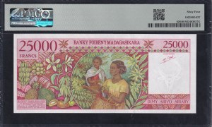 Madagascar, 25000 Francs, 1998, Choice UNC 64