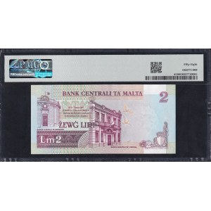 Malta, 2 Liri, 1967 (1989), Choice About UNC 58