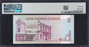 Malta, 2 Liri, 1967 (1989), Choice About UNC 58