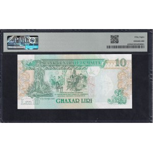 Malta, 10 Liri, 1967 (1989), Choice About UNC 58
