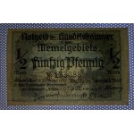Memel, 1/2 Mark, 1922, AU