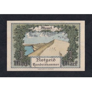 Memel, 1 Mark, 1922, AU