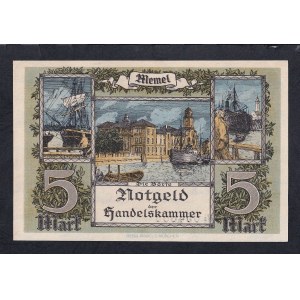 Memel, 5 Mark, 1922, aUNC