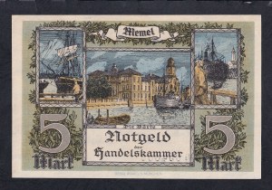 Memel, 5 Mark, 1922, aUNC