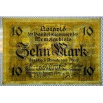 Memel, 10 Mark, 1922, aUNC